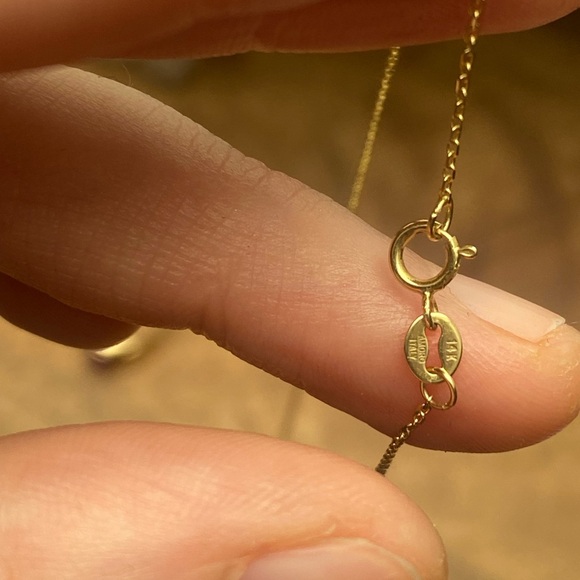 Make Offers - 14k solid gold amethyst necklace 💜 - Picture 6 of 7